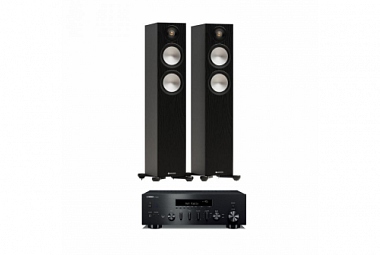 Yamaha R-N600A + Monitor Audio Bronze 300 7G - černá