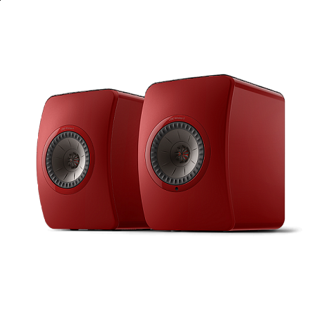 Kef LS50 II Wireless + S2 stojany - červená