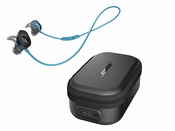 BOSE SoundSport wireless modrá / charging case