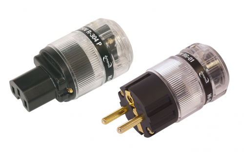 Dynavox RG-01 + R304P Socket Schuko Clear Gold