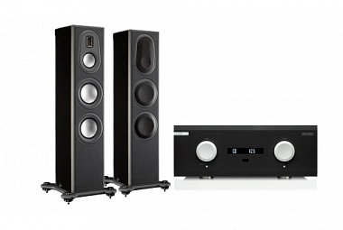 Monitor Audio Platinum P200 II + Musical Fidelity M8xi - černá