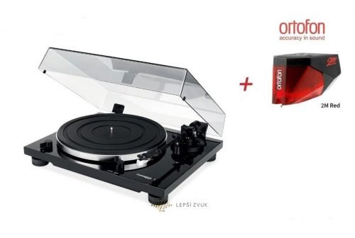 Thorens TD-201 černý lak + Ortofon 2M RED