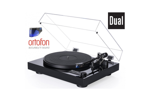 DUAL CS 618Q + Ortofon 2M BLUE - černý lak