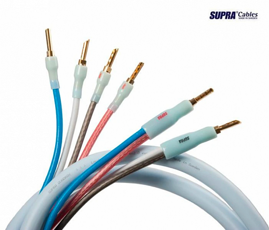 Supra Quadrax set 2x4.0 Bi-wire CombiCon 2x3m