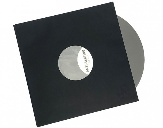 TESLA 12" LP Inner Sleeve black 80g 25ks