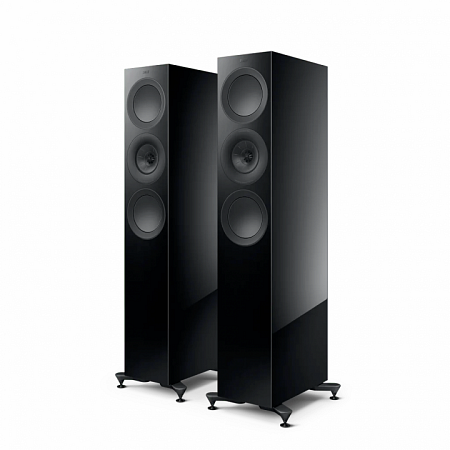 Kef R7 Meta - černý lesk