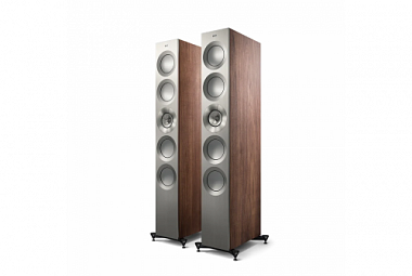 Kef Reference 5 Meta - stříbrná / ořech