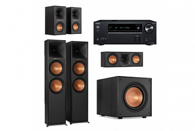 Klipsch R-800F HTS + R-101SW + Onkyo TX-NR6100